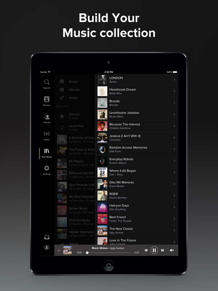 Spotify ad free current music app